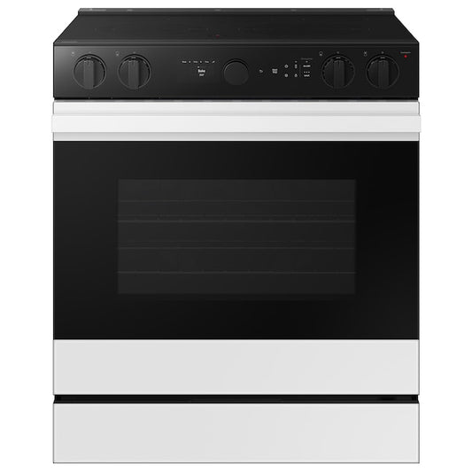 BLP00352 - Samsung - Bespoke Smart Slide-In Electric Range 6.3 cu. ft. with Air Sous Vide & Air Fry - Matte Black Steel