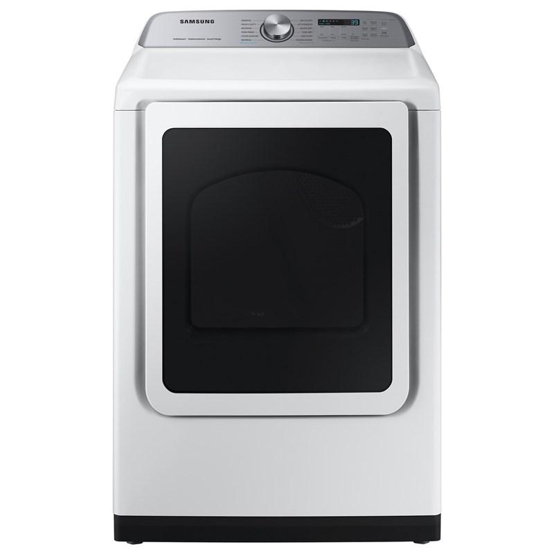 BLP00909 - Samsung - 7.4 Cu. Ft. Smart Gas Dryer with Steam Sanitize+ - White -DVG52A5500WA3