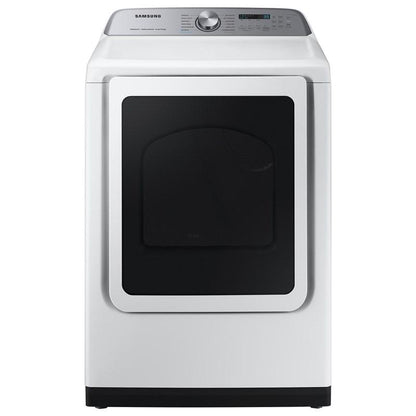 BLP00909 - Samsung - 7.4 Cu. Ft. Smart Gas Dryer with Steam Sanitize+ - White -DVG52A5500WA3