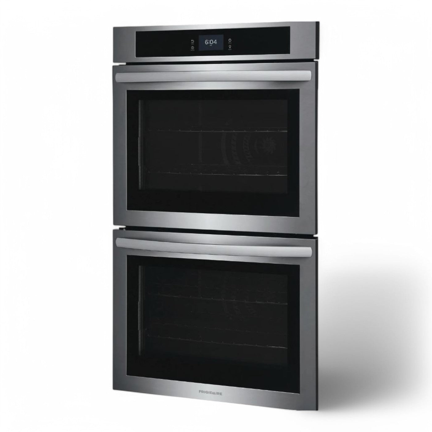 Frigidaire - 30 in. Double Electric Wall Oven with Convection - Stainless Steel - FCWD3027AS- SN VF43847478