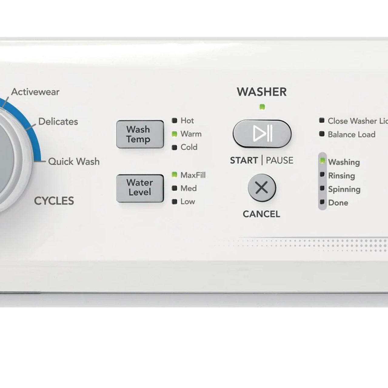 Frigidaire - Electric Washer/Dryer Laundry Center - 3.9 Cu. Ft Washer and 5.5 Cu. Ft. Dryer - White - FLCE7522AW- SN 4E42504096