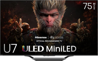 Hisense 75 U7 Series Mini-LED QLED 4K UHD Smart Google - 75U7N-CD