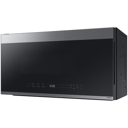 BLP00738 - Samsung - Bespoke 2.1 Cu. Ft. Over-the-Range Microwave with Sensor Cooking and Auto Dimming Glass Touch Controls - ME21DG6700SRA