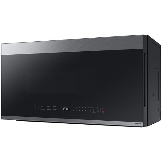 BLP00738 - Samsung - Bespoke 2.1 Cu. Ft. Over-the-Range Microwave with Sensor Cooking and Auto Dimming Glass Touch Controls - ME21DG6700SRA