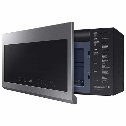 BLP00880 - Samsung 2.1 cu. ft. 1000 W Fingerprint Resistant Stainless Steel Over-the-Range Microwave with Wi-Fi - ME21DG6300SRA