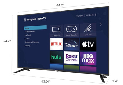 Westinghouse 50" 4K Ultra HD Smart Roku TV with HDR WR50UT4212-R
