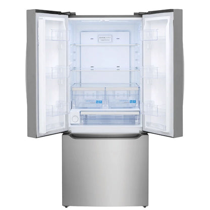 Frigidaire Gallery - 30 in. 20 cu. ft. Standard Depth French Door Refrigerator with Internal Water Dispenser - Stainless Steel  - GRFN2023AF- SN 1K41381760