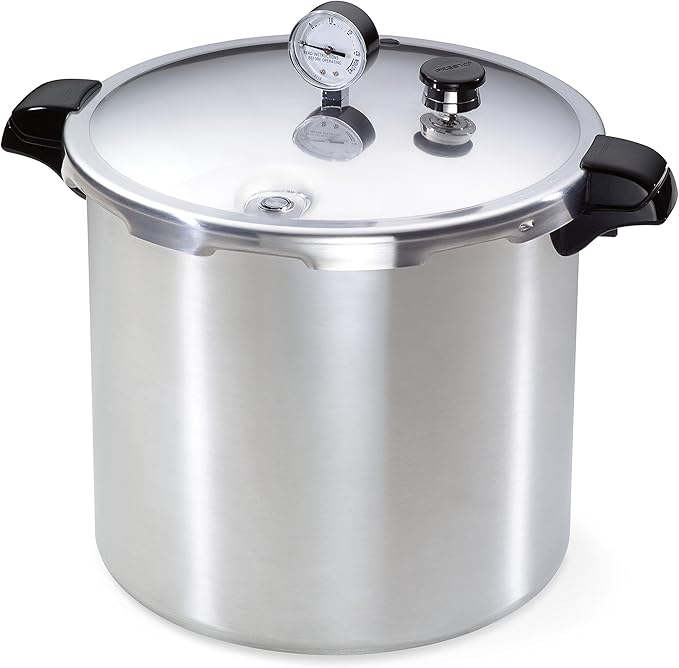 AC250247 Presto 01781 Pressure Canner and Cooker, 23 qt, Silver