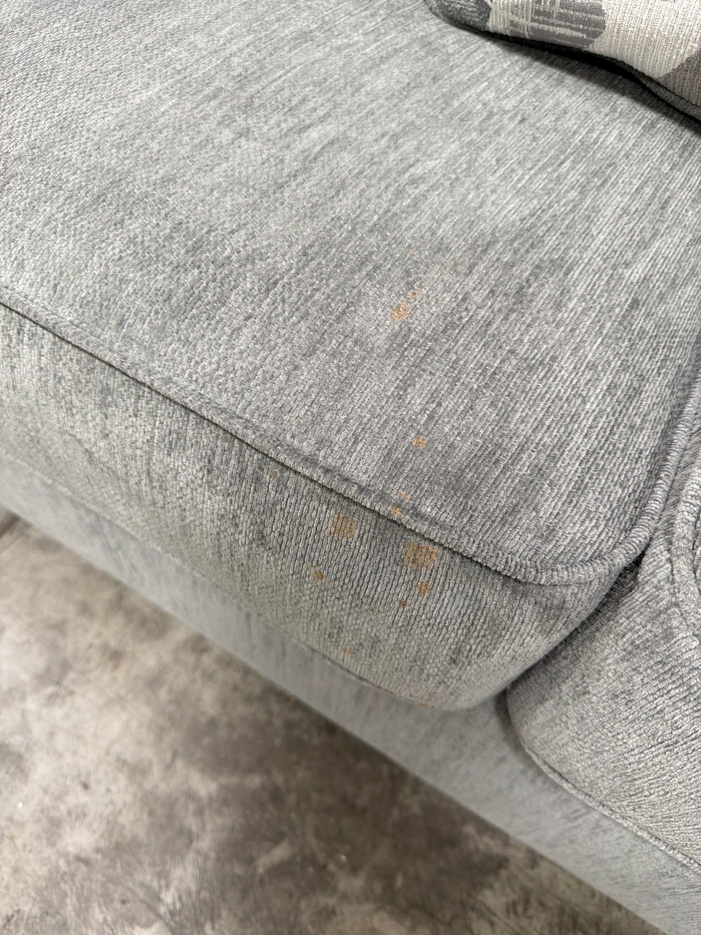 AH105 Deltona Graphite Living Room Sofa(Cushion dirty)