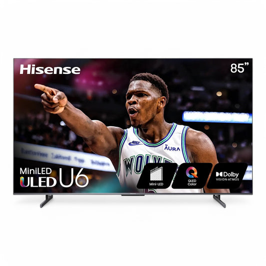 Hisense 85" Class U6 Series Mini-LED ULED 4K UHD Google Smart TV 85U6N