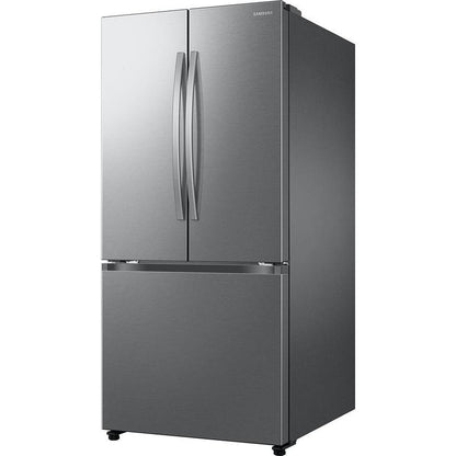 BLP00925 - Samsung 33 in. 25 cu. ft. Bespoke AI Standard Depth 3-Door French Door Refrigerator in Stainless Steel - RF25C5A01SRAA