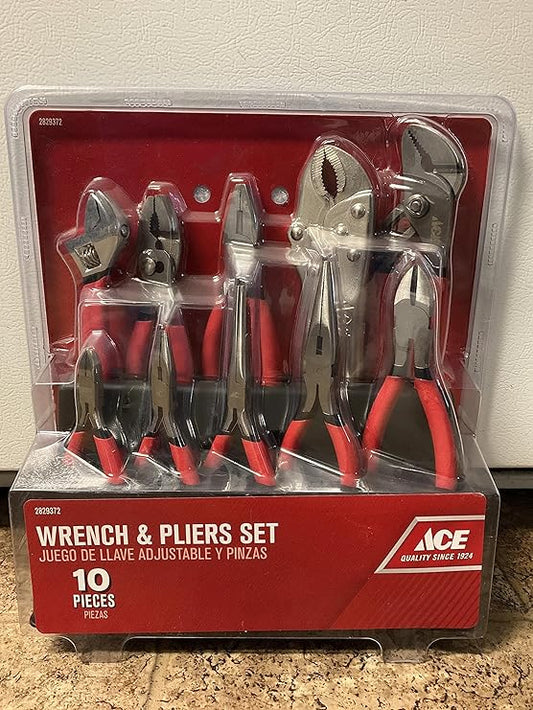 AC250202 Ace Hardware 10-pc. WRENCH & PLIERS SET
