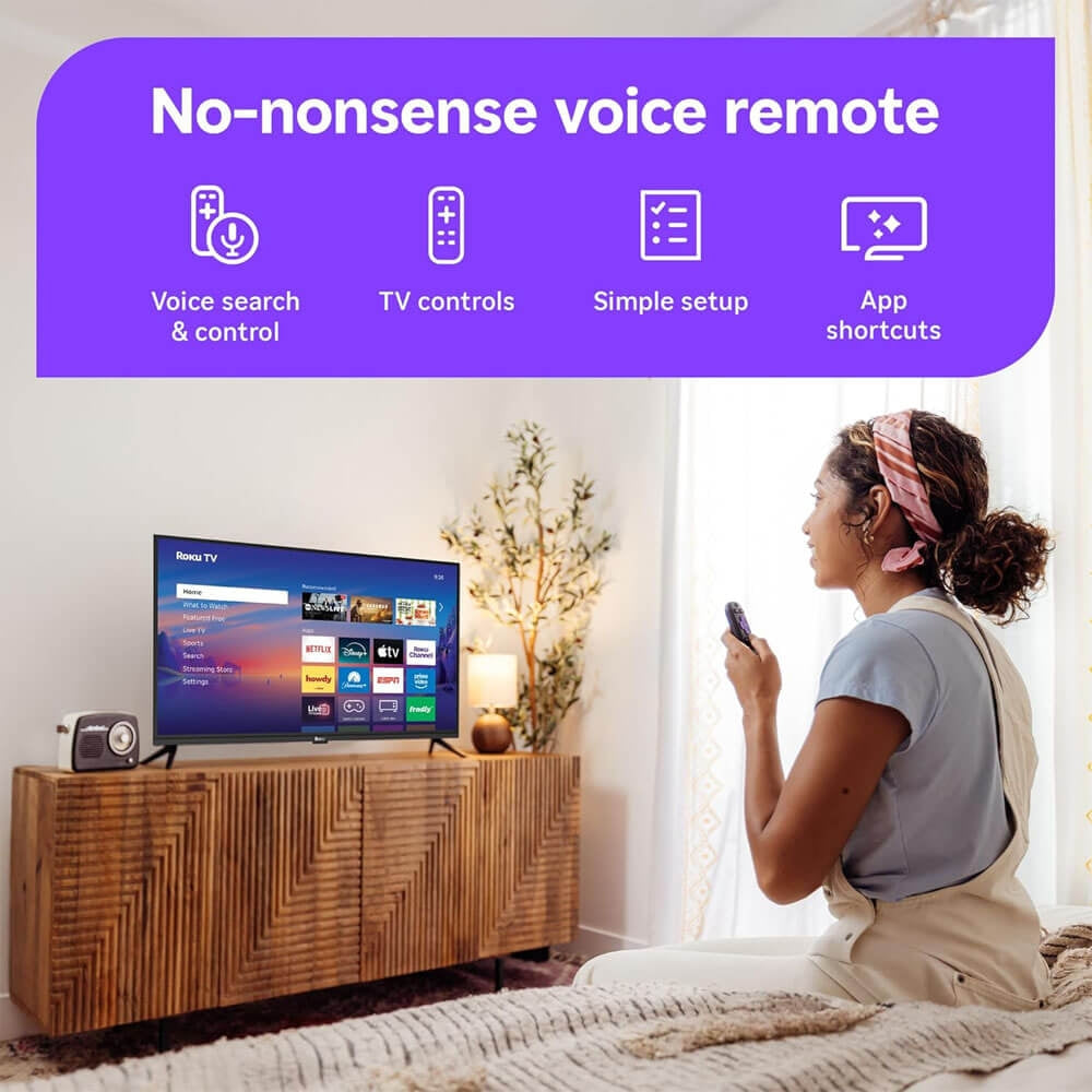Roku 40" Class Select Series Full HD 1080p LED Smart Roku TV, HDMI ARC, Wi-Fi 4 & Bluetooth 5.2 - 2026