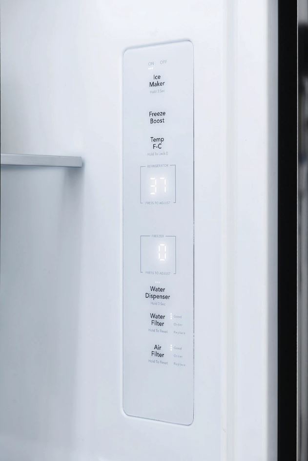 Frigidaire Gallery - 30 in. 20 cu. ft. Standard Depth French Door Refrigerator with Internal Water Dispenser - Stainless Steel  - GRFN2023AF- SN 1K41381760