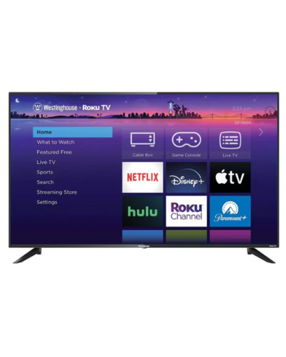 Westinghouse - 65" Class LED 4K UHD Smart Roku TV WR65UT4212-C