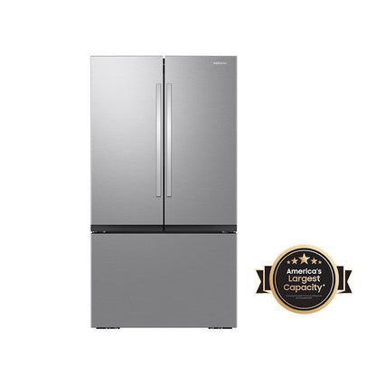 BLP00566 - Samsung - 32 cu. ft. Mega Capacity 3-Door French Door Refrigerator with Dual Auto Ice Maker in Stainless Steel - RF32CG5100SRAA