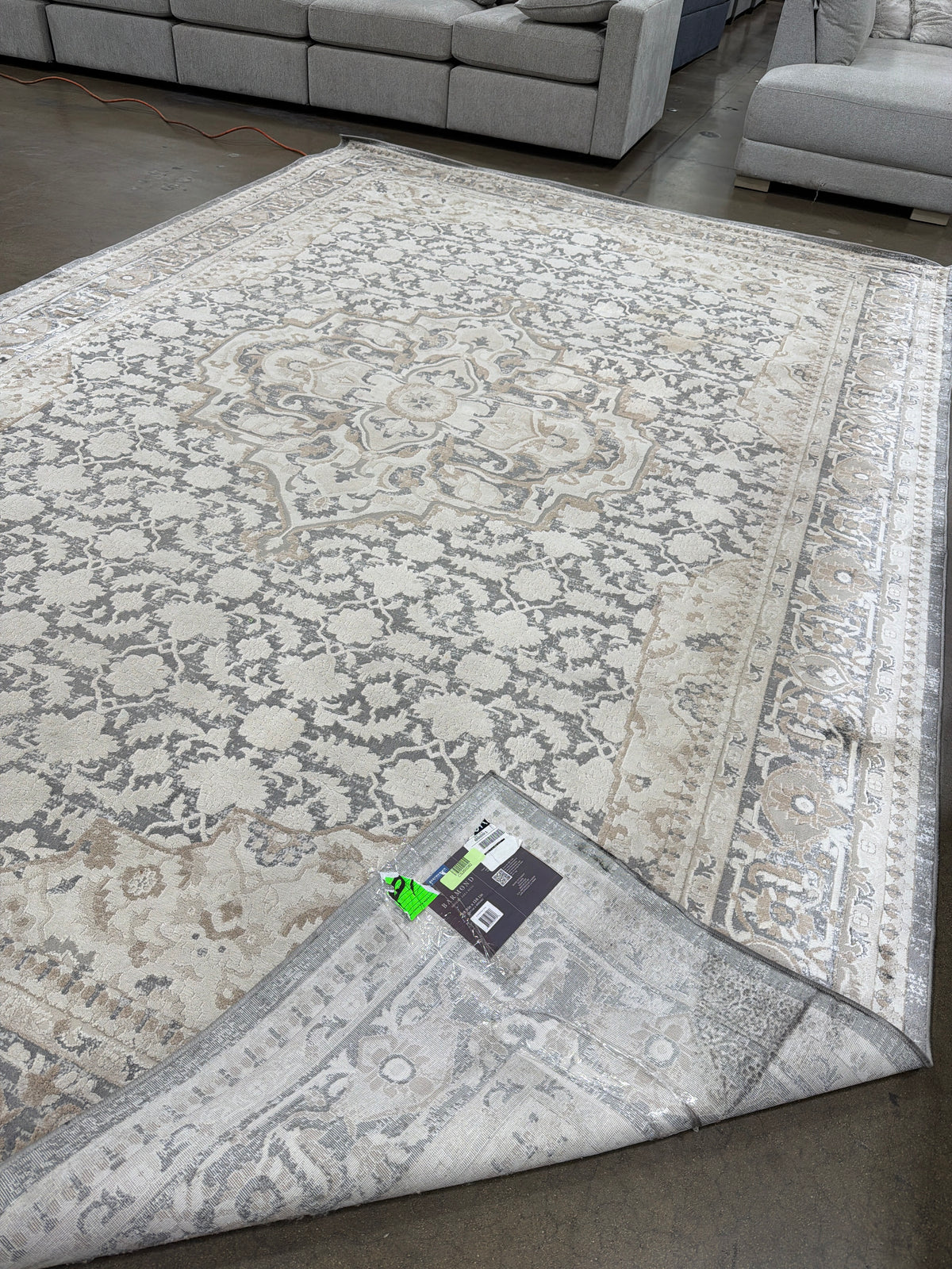 CS260082 Barmond Area Rug Collection, Belo(8.9x13.1)(dirty)
