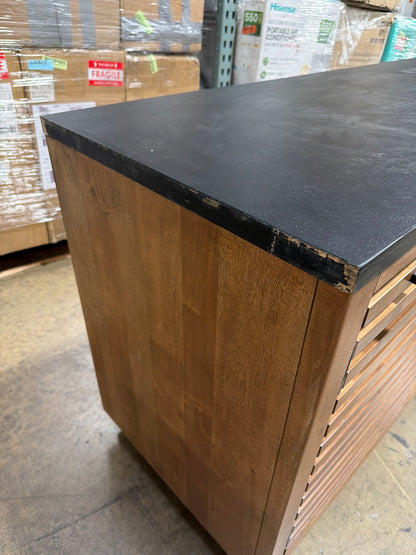 AH129 Kallari 84" TV Stand(Chipped corners)