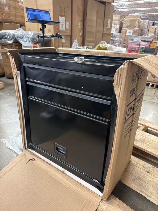 AC250011 CRAFTSMAN 1000 Series 26.5-in W x 44.25-in H 5 Ball-bearing Steel Tool Chest Combo ( Black )