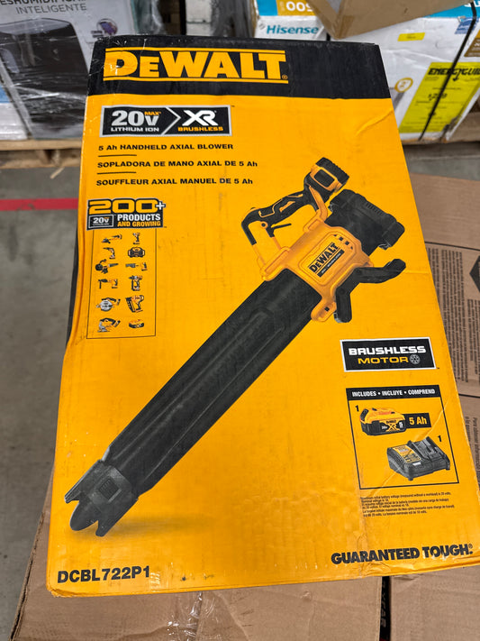 AC250025 DEWALT 20V MAX* XR Leaf Blower, 125-MPH, 450-CFM (DCBL722P1)