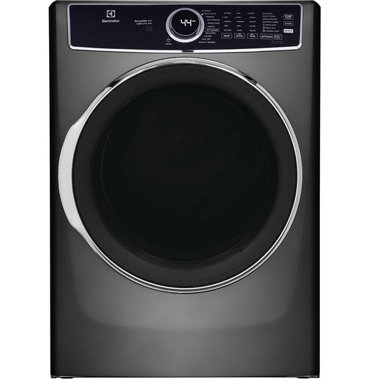 Electrolux - Front Load Perfect Steamâ„¢ Electric Dryer with Balanced Dryâ„¢ and Instant Refresh 8.0 Cu. Ft. - Titanium  - ELFE7637AT- SN 4D42703608