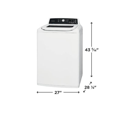 Frigidaire - 4.1 cu. ft. White High Efficiency Top Load Washing Machine - White  - FFTW4120SW- SN KC43100444