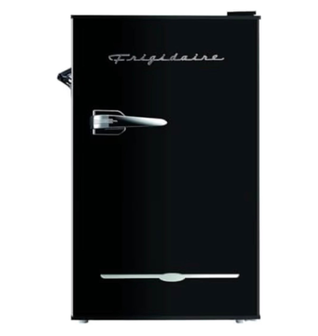 AC260151 FRIGIDAIRE EFR376-BLACK 3.1 Cu Ft Black Retro Bar Fridge with Side Bottle Opener - Dented