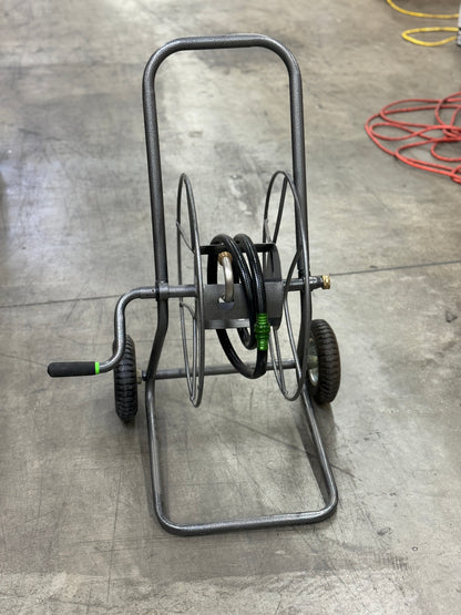 AC250175 Yard Butler HT-2EZ Hose Reel Cart 175 ft. Silver Wheeled Silver