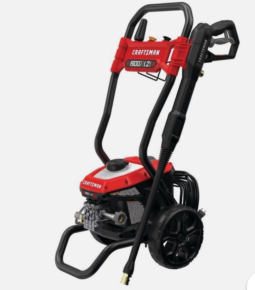 AC250891 CRAFTSMAN Electric Pressure Washer, Cold Water, 1900 -PSI, 1.2-GPM, Corded - LIKE NEW