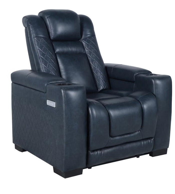 BJF250326 Lifesmart 3-Pc. Power Theater Seating - Blue