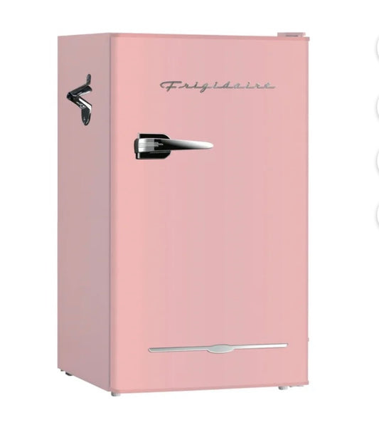 AC260173 EFR376-Pink Frigidaire 3.2-Cu.ft. 65-Watt Retro Bar Refrigerator with Side Bottle Opener