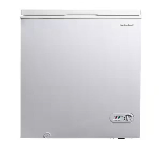 AC260322 Hamilton Beach 5.0 cu. ft. Chest Freezer with Manual Defrost and Garage Ready in White - HBFRF510