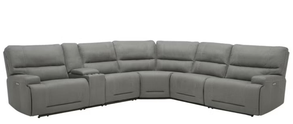 CS260032 Argento 6-Piece Fabric Power Reclining Sectional Sofa