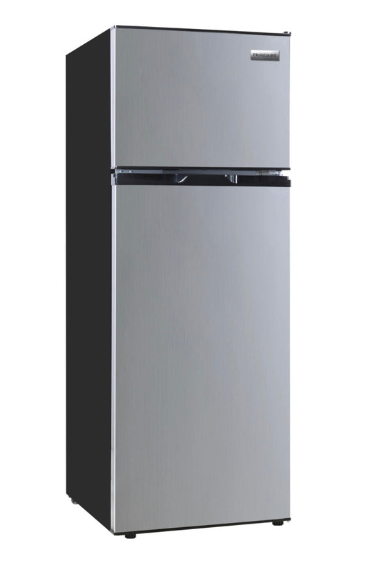 AC260229 EFR780-CA Frigidaire 7.5 Cu. ft. Top Mount Refrigerator, Apartment Size Fridge with Reversible Doors, Platinum
