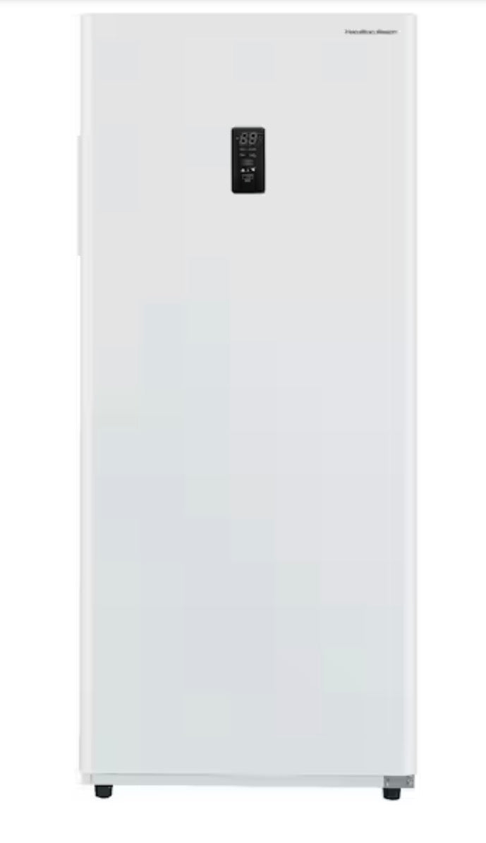 AC260181 HBFRF1798 Hamilton Beach 17 cu. ft. Frost Free Upright Convertible Freezer/Refrigerator in White - Dented