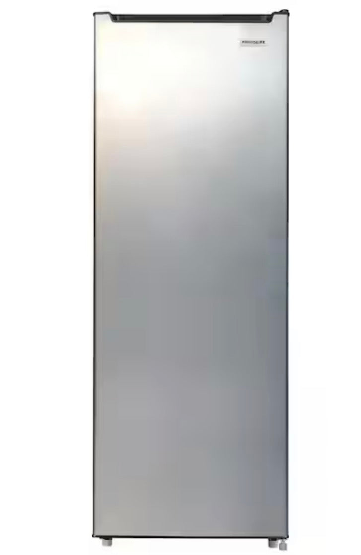 AC260203 EFRF698 Frigidaire 21.26 in. wide 6.5 cu. ft. Upright Freezer, Platinum Silver
