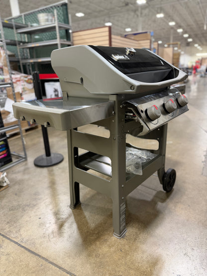 AC250980 Spirit E-310 3-Burner Liquid Propane Gas Grill in Black with Snap-Jet Ignition - Damaged