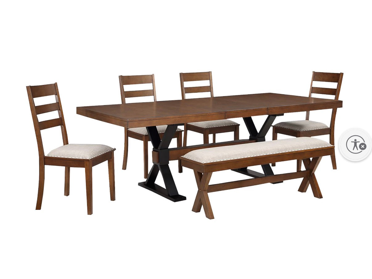 BJF250334 Home to Office 6-Pc. Dexter Dining Set - AS-IS