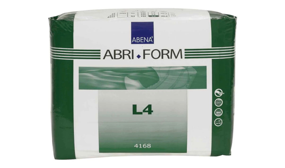 AC260028 Abena Abri-Form Comfort Level 4 Adult Diapers w/ Plastic Backing