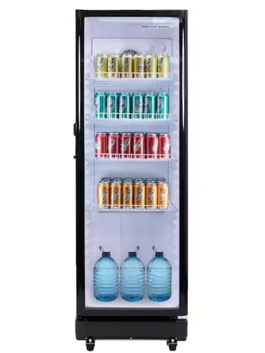 AC260359 Hamilton Beach 8.5 cu. ft. Commercial Refrigerator with Glass Door in Black - HBCBC840