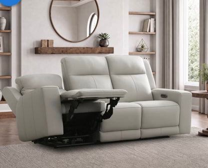 CS260076 Wren Leather Power Reclining Sofa with Power Headrests