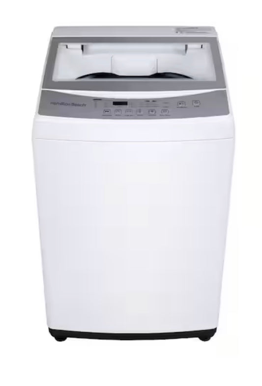 AC260420 Hamilton Beach 21.5 in. W 2.0 cu. Ft. Portable Top Load Washing Machine in White - HBPW210 (minor dents)