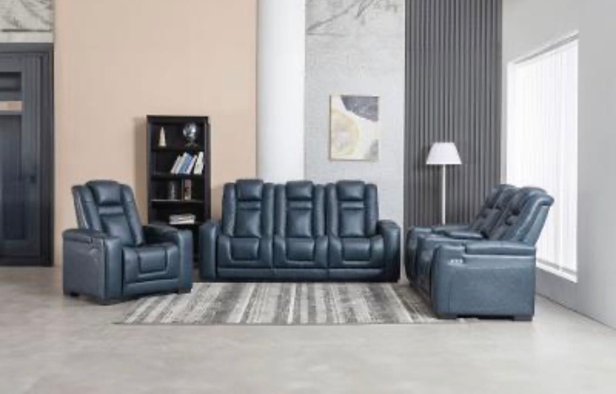 BJF250513 Lifesmart 3-Piece Power Theater Seating Set (BROKEN AND POWER SUPPLY MISSING, Chair - LEG REST FUNCTION NOT WORKING)