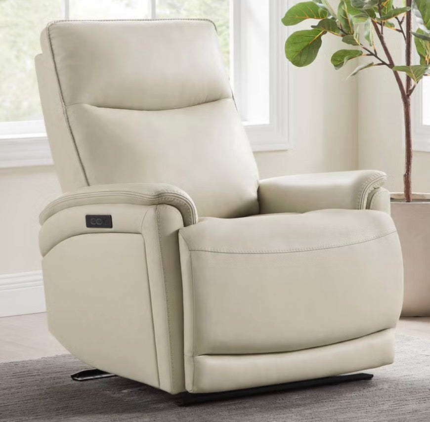 CS260016 Sanders Leather Power Recliner with Power Headrest