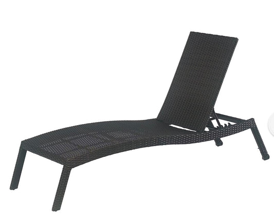 BJF250460 Berkley Jensen Wicker Stack Chaise Lounge