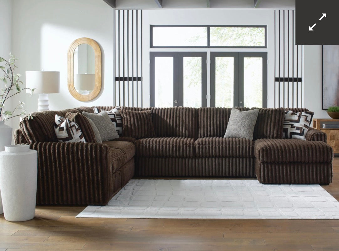 AH211 Midnight-Madness Sectional  Sofa with Chaise