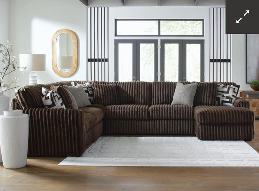 AH211 Midnight-Madness Sectional  Sofa with Chaise