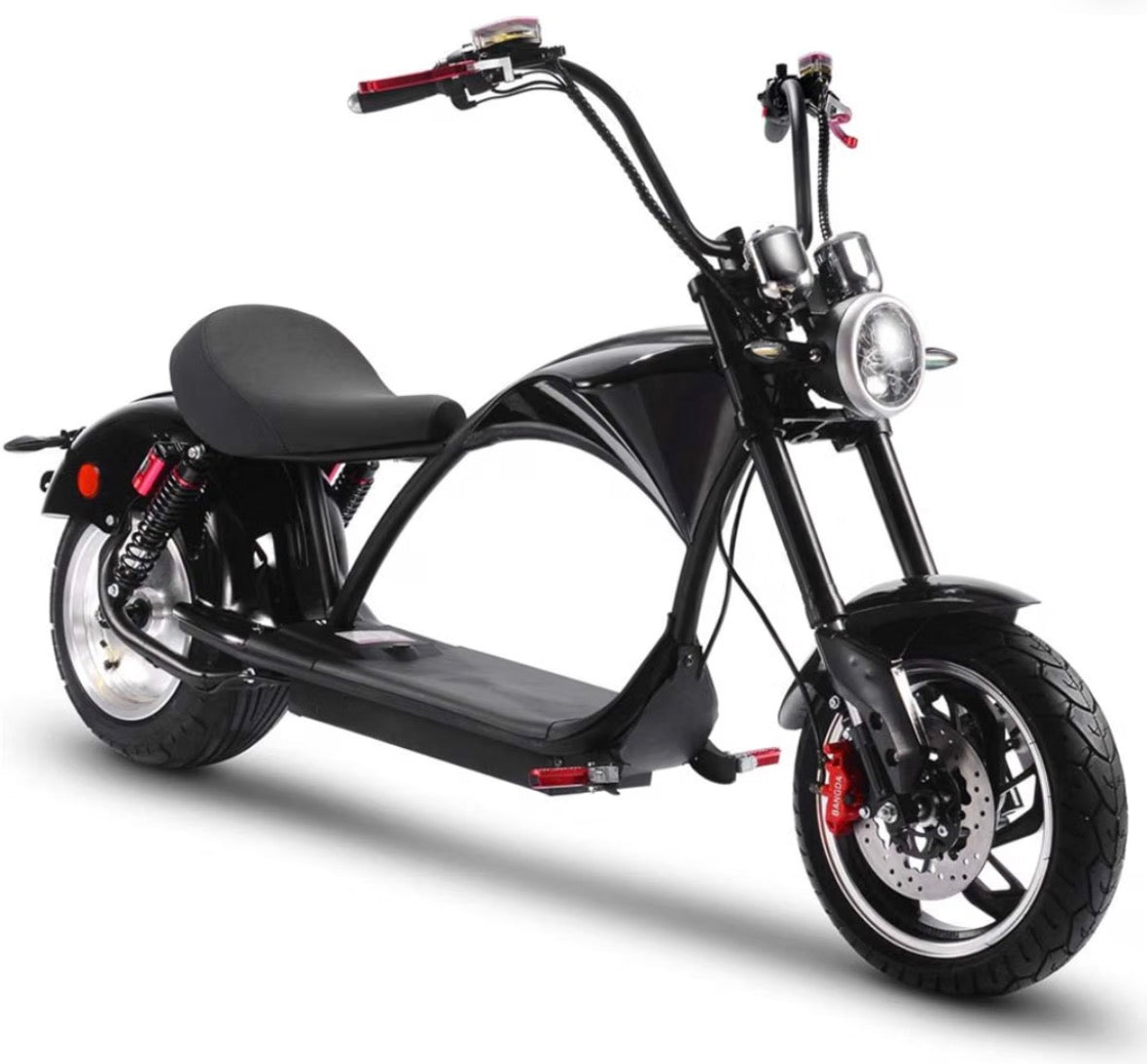 AC260276 MotoTec Lowboy 60v 20ah 2500w Lithium Scooter Black
