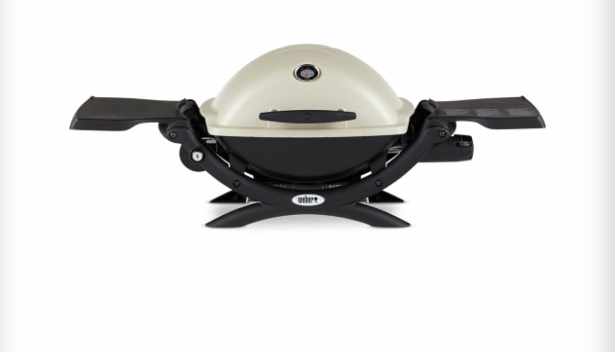 AC260037 Weber Grills Q 1200 Portable Propane Gas Grill - Titanium