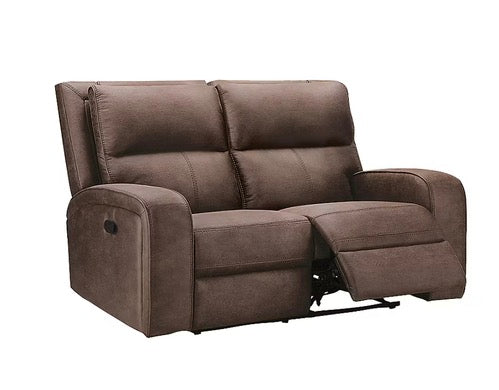 BJF250425 Abbyson Home Bentley Reclining Loveseat - Brown